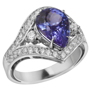 White gold 18k - Saphire - Diamond  Limited Series