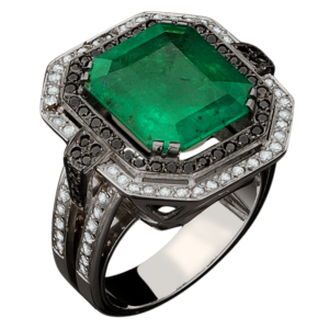 White gold 18k - Esmeralda - Diamond
