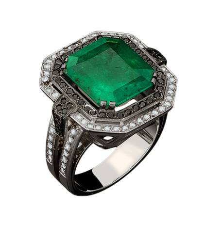 White gold 18k - Esmeralda - Diamond